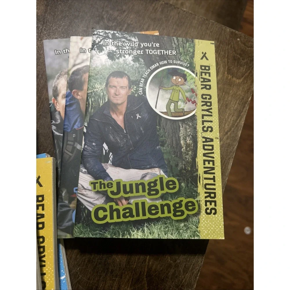 Lot of 8 BEAR GRYLLS ADVENTURES Chapter Books Series~Survival~Challenges